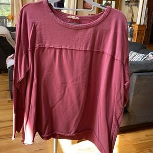 Super soft mauve colored tee
